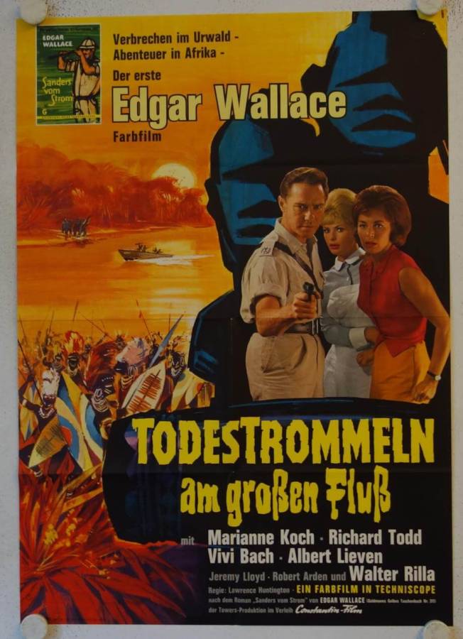 Death Drums along the River original release german movie poster